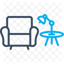 Indoor Setting Decorating Furniture Icon