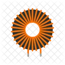 Inductance Circuit Icône