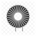 Inductance Circuit Icône