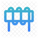 Coil Electrical Component Outlined Gradient Icon