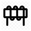 Coil Electrical Component Outlined Icon