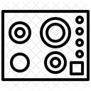 Induktionsherd Herd Backofen Symbol