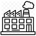 Humo De La Industria Fabrica Contaminacion Icono