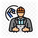 Industrial Engineer Worker Icon