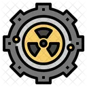 Industrial Nuclear Energy Radioactive Icon