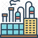 Industrial Manufacturing Factory Icon
