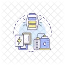 Industrial batteries  Icon