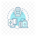 Industrial batteries  Icon