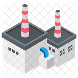 Industrial Building  Icon