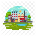 Industrial Building Factory Industry Icon