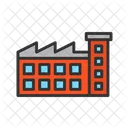 Industrial Buildings Work Office Icon