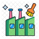 Industrial Cleaning Factory Cleanup Factory Icon