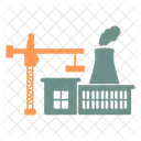 Industrial Construction Construction Factory Icon