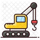Industrial Crane Port Carne Construction Crane Icon