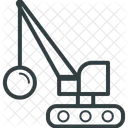 Industrial Crane Loading Icon