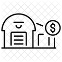 Industrial Lease Storage Rental Warehouse Leasing Icon