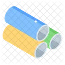 Industrial Pipes Metal Pipes Factory Piping Icon