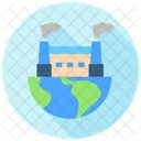 Industrial Pollution Emissions Factories Icon