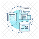 Industrial Property Building Icon
