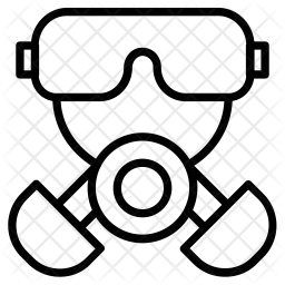 Industrial Protection Mask Icon