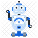 Industrial Robot Bionic Man Humanoid Icon