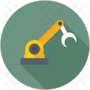 Industrial Robot Arm Icon