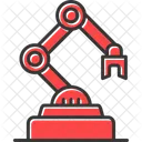 Industrial Robot Factory Industrial Icon