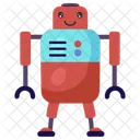 Industrial Robot Bionic Man Humanoid Icon
