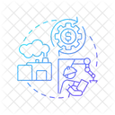Industrial Society Social アイコン