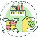 Industry Symbiosis Ecology Icon