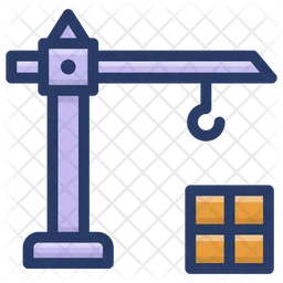 Industrial Tower Crane  Icon