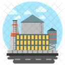 산업 단위 공장 산업 아이콘