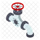 Oil Pipeline Pipe Joint Pipe Valve Icon