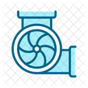 Ventilation Icons Color Blue アイコン