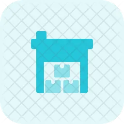 Industrial Warehouse Boxes  Icon