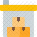 Industrial Warehouse Boxes  Icon