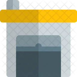 Industrial Warehouse Open  Icon