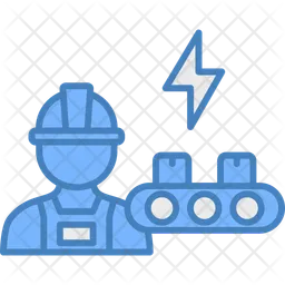 Industrial Worker  Icon
