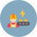Industrial Worker Construction Industry Icon