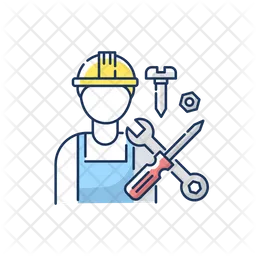 Industrial Worker  Icon