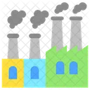 Manufacturing Factories Urban Icon