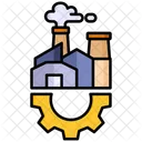 Industriell Revolution Automatisierung Symbol