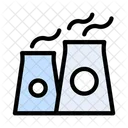 Schornstein Gas Anlage Symbol