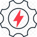 Industrie Electrique Turbine Transformateur Icône