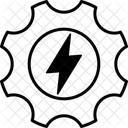 Industrie Electrique Turbine Transformateur Icône