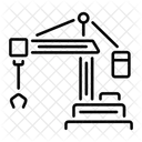 Industriekran Hebezeug Bau Symbol