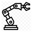 Roboterarm Symbol