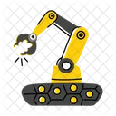 Industrieroboter Maschine Roboterarm Symbol