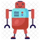 Industrieroboter Bionischer Mensch Humanoid Symbol