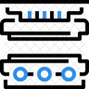 Industrie Roboter Forderband Symbol